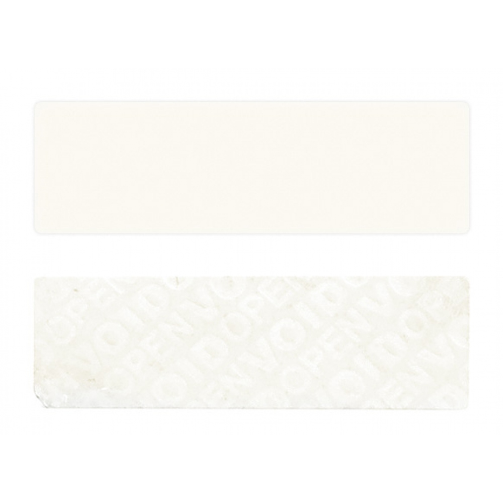 Blanco pegatina VOID son alta adhesión sin residuos - rectangular