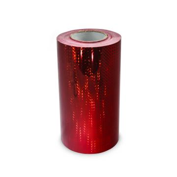 Lámina holográfica autoadhesiva, universal, por metros, MOTIVO 1 cuadros – 25cm de ancho – color de rojo