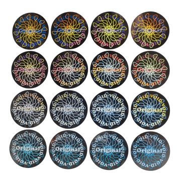 Precinto holográfico circular de dos capas „Original“