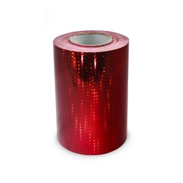 Lámina holográfica autoadhesiva, universal, por metros, MOTIVO 1 cuadros – 20cm de ancho – color de rojo