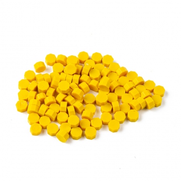 Cera de lacre en color amarillo - granos 30g - tipo 24 