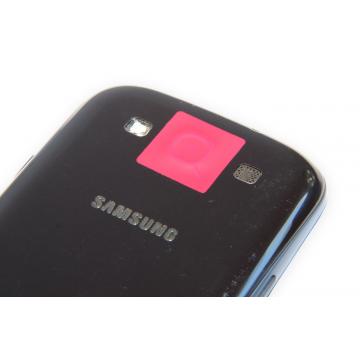 Pegatina VOID no residual para las cámaras de teléfonos - rojo 20 x 20 mm