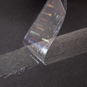 Película de sellado transparente con holograma latente - 50m